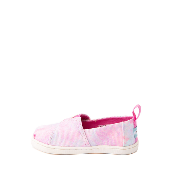 alternate view TOMS Classic Slip On Casual Shoe - Baby / Toddler / Little Kid - Pink Tie DyeALT1