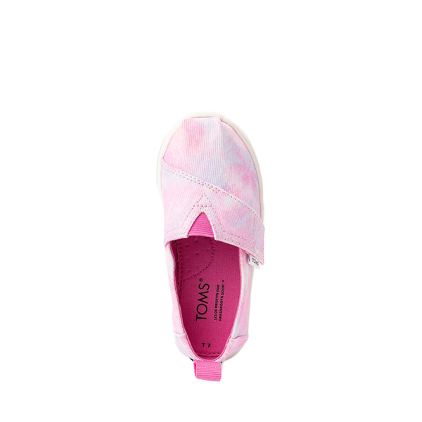 alternate view TOMS Classic Slip On Casual Shoe - Baby / Toddler / Little Kid - Pink Tie DyeALT2