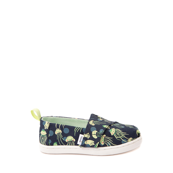Main view of TOMS Alpargata Slip On Casual Shoe - Baby / Toddler / Little Kid - Navy / Jellyfish
