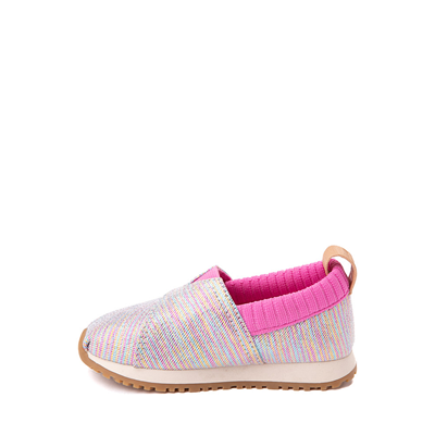 Alternate view of TOMS Resident Glimmer Slip On Casual Shoe - Baby / Toddler / Little Kid - Pink / Rainbow