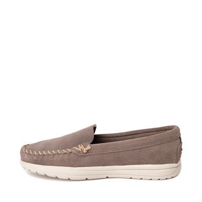 Alternate view of Womens Minnetonka Discover Classic Moccasin - Gray
