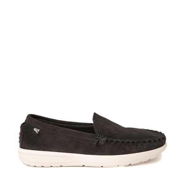 Main view of Mens Minnetonka Discover Classic Moccasin - Charcoal