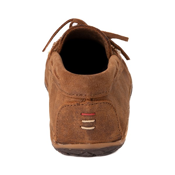 alternate view Mens Minnetonka Tie Tread Moccasin - BrownALT4