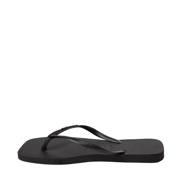 alternate view Womens Havaianas Slim Square Flip-Flop - BlackALT1B