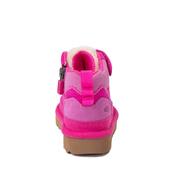 alternate view UGG® Highland Hi Heritage Sneaker - Toddler / Little Kid - Raspberry Sorbet / Rock RoseALT4