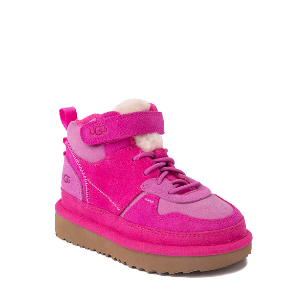 alternate view UGG® Highland Hi Heritage Sneaker - Toddler / Little Kid - Raspberry Sorbet / Rock RoseALT5