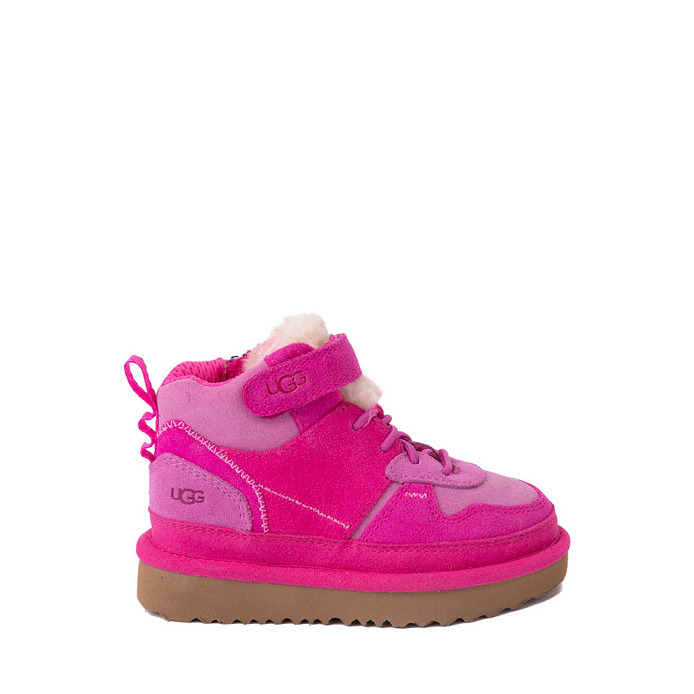 UGG&reg; Highland Hi Heritage Sneaker - Toddler / Little Kid - Raspberry Sorbet / Rock Rose