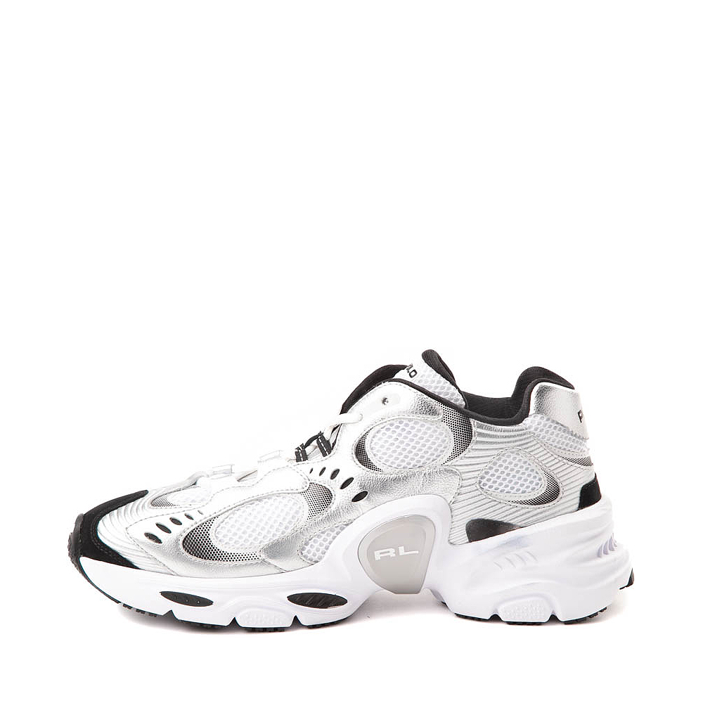 Mens Modern Trainer Sneaker by Polo Ralph Lauren - White / Silver ...