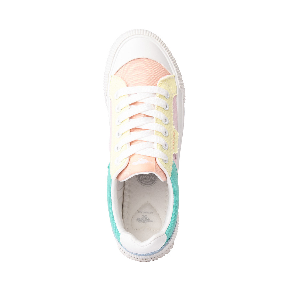 Womens Rocket Dog Cheery Platform Sneaker Pastel ColorBlock Journeys