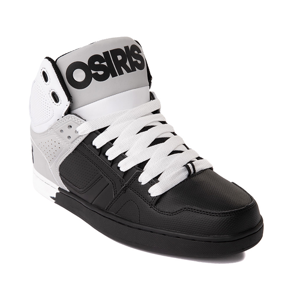 alternate view Mens Osiris NYC 83 CLK Skate Shoe - White / Black DipALT5