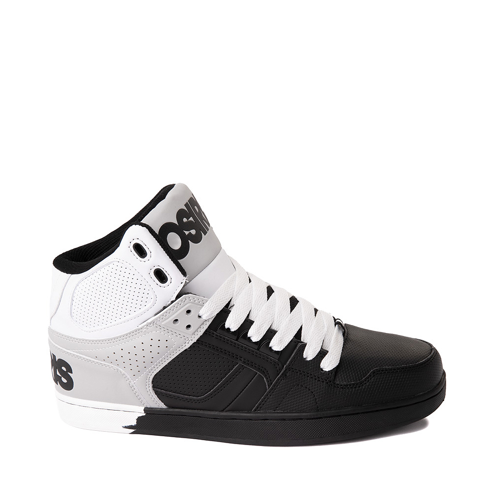 Mens Osiris NYC 83 CLK Skate Shoe - White / Black Dip