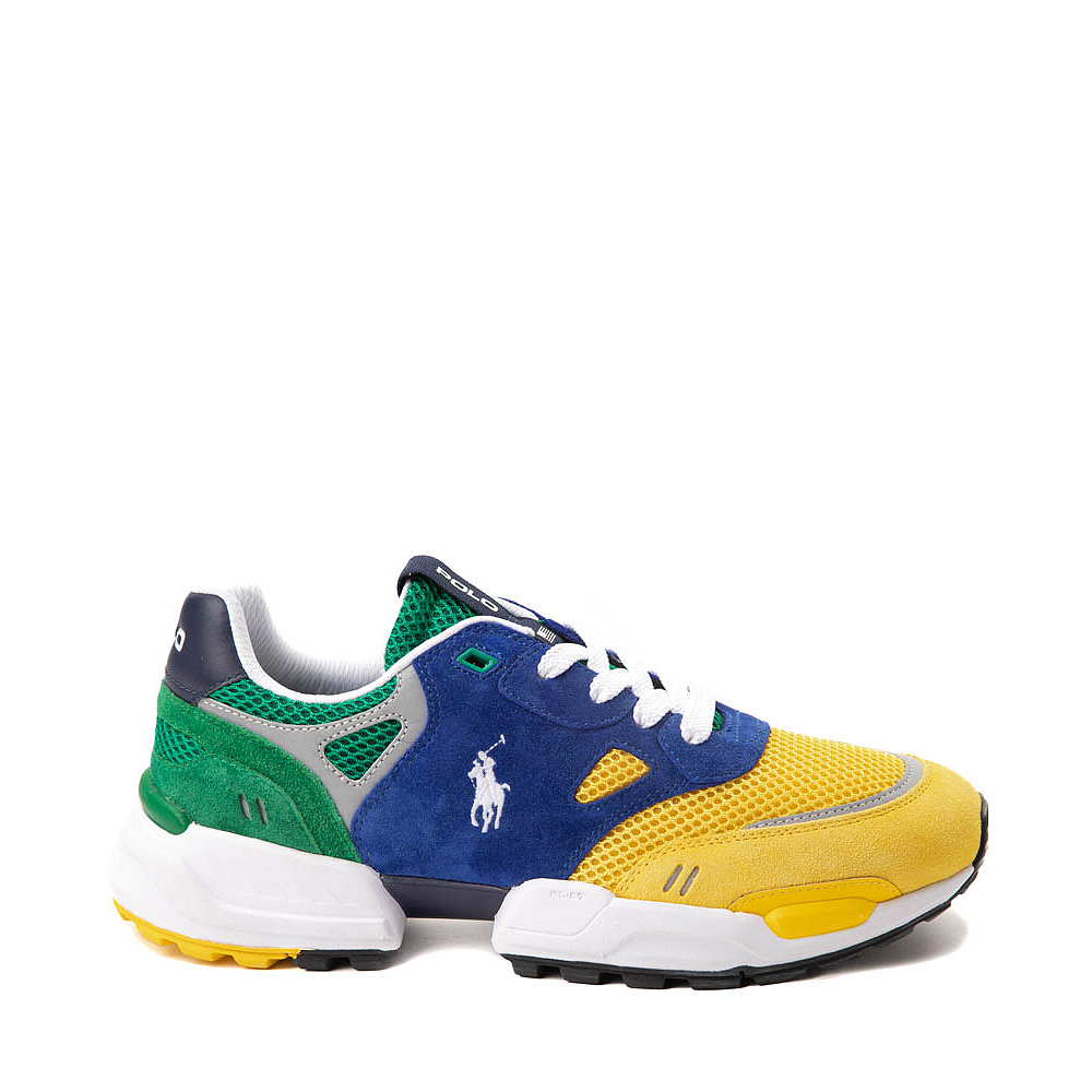 Mens Jogger Sneaker by Polo Ralph Lauren - Yellow / Green / Blue