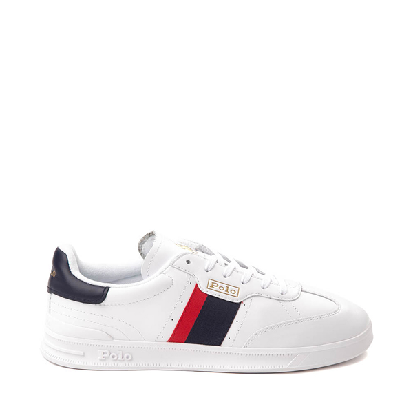 Mens Heritage Aera Sneaker by Polo Ralph Lauren - White / Red Blue