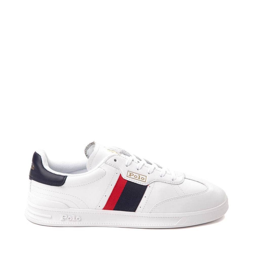 Mens Heritage Aera Sneaker by Polo Ralph Lauren - White / Red / Blue