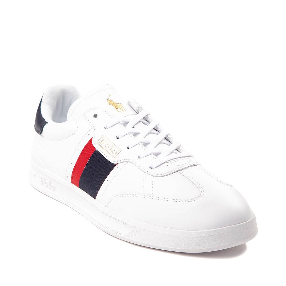 Mens Heritage Aera Sneaker by Polo Ralph Lauren - White / Red / Blue ...