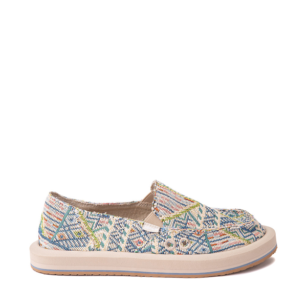 Main view of Womens Sanuk Donna Slip On Casual Shoe - Patchwork
