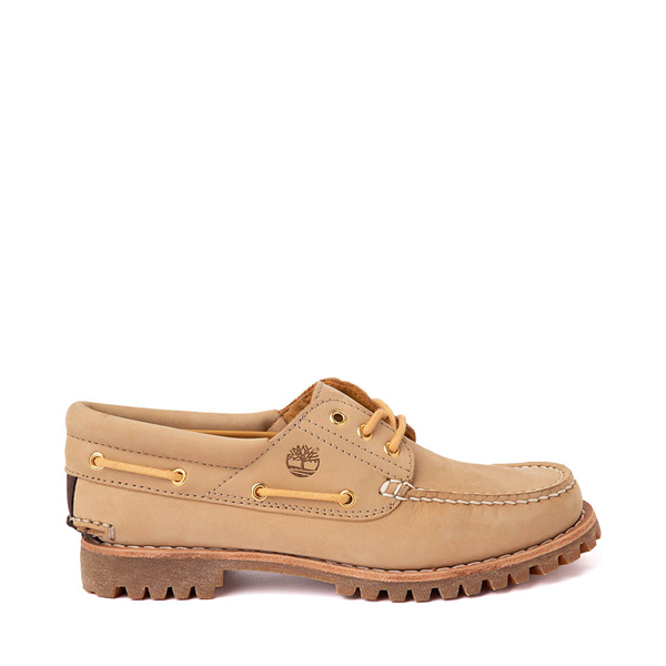 Womens Timberland 50th Edition Heritage Noreen 3-Eye Lug Handsewn Boat Shoe - Golden Butter