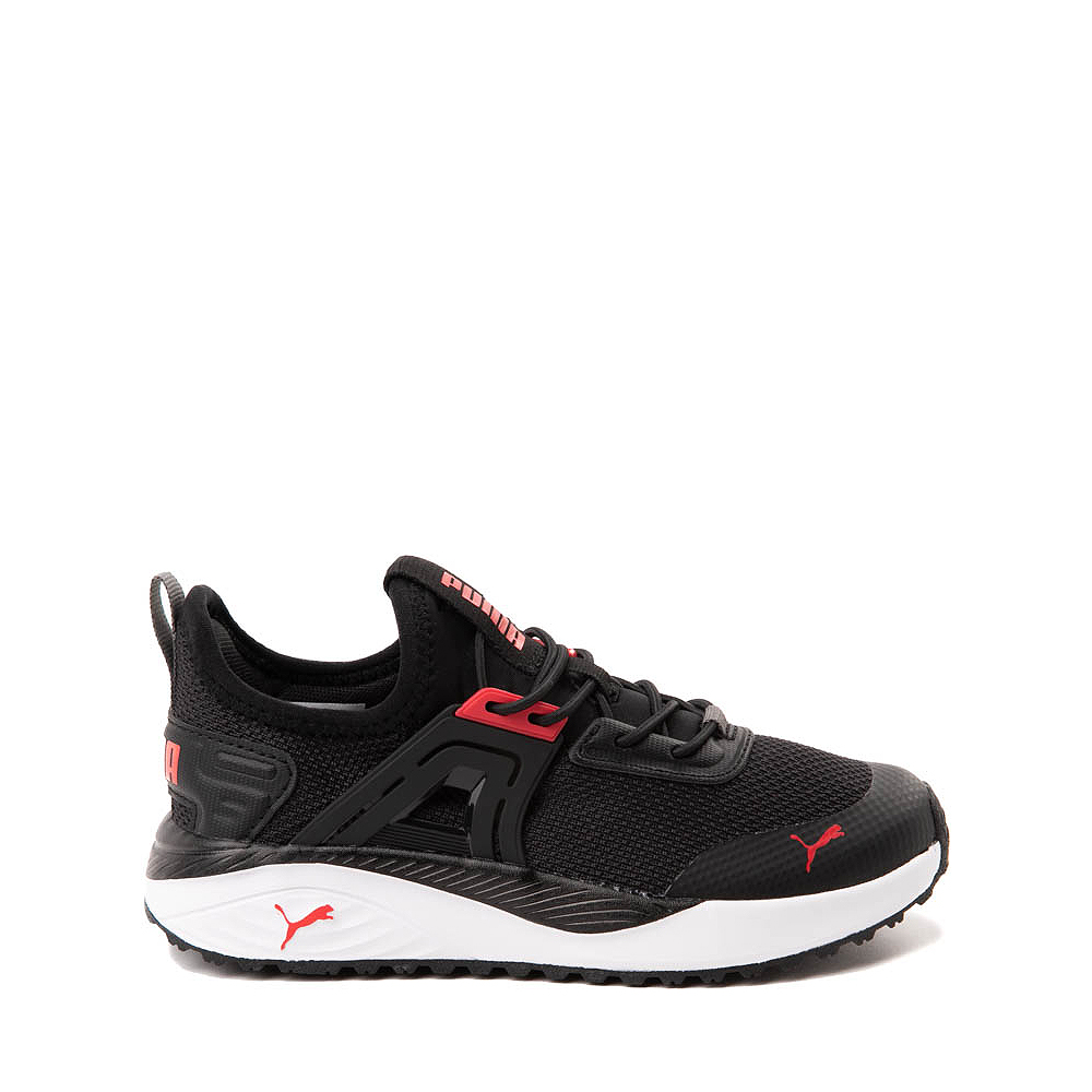 PUMA Pacer 23 Athletic Shoe - Little Kid / Big Kid - Black / For All Time Red