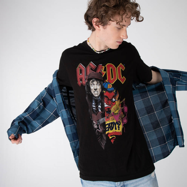 Main view of AC/DC Angus Young Tee - Black
