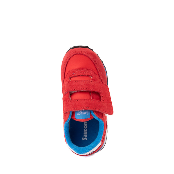 alternate view Saucony Baby Jazz Athletic Shoe - Baby / Toddler - Red / BlueALT2