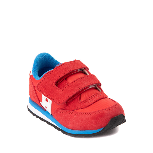 alternate view Saucony Baby Jazz Athletic Shoe - Baby / Toddler - Red / BlueALT5