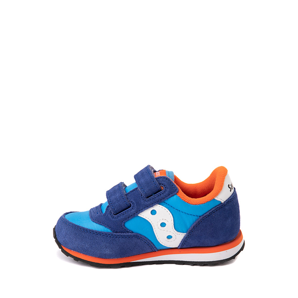 alternate view Saucony Baby Jazz Athletic Shoe - Baby / Toddler - Blue / OrangeALT1