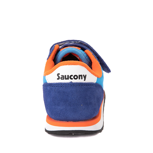 alternate view Saucony Baby Jazz Athletic Shoe - Baby / Toddler - Blue / OrangeALT4
