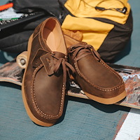 Clarks　WALLABY Men's Wallabee™ Wolf Suede Shoes | Clarks