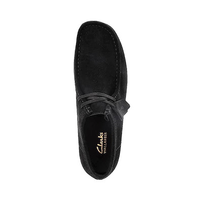 Mens Clarks Wallabee EVO Casual Shoe - Black | Journeys