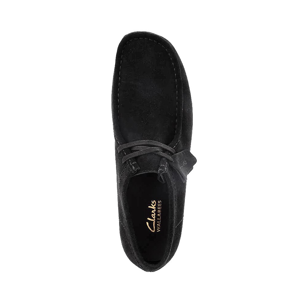 Mens Clarks Wallabee EVO Casual Shoe - Black | Journeys