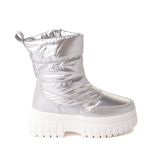 Main view of Womens Dirty Laundry Dashh Puffer Boot - Silver
