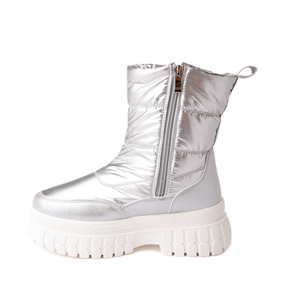 Alternate view of Womens Dirty Laundry Dashh Puffer Boot - Silver
