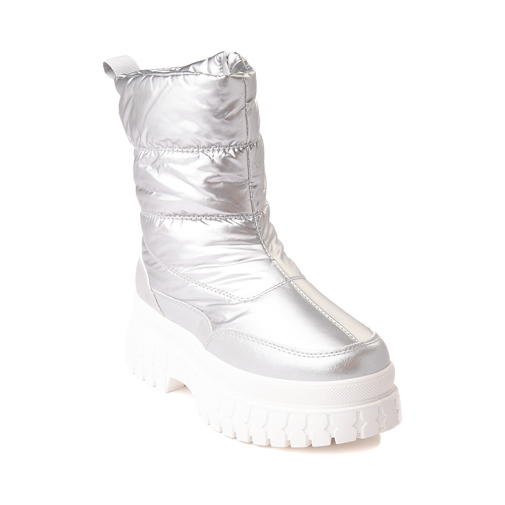 Womens Dirty Laundry Dashh Puffer Boot - Silver | Journeys