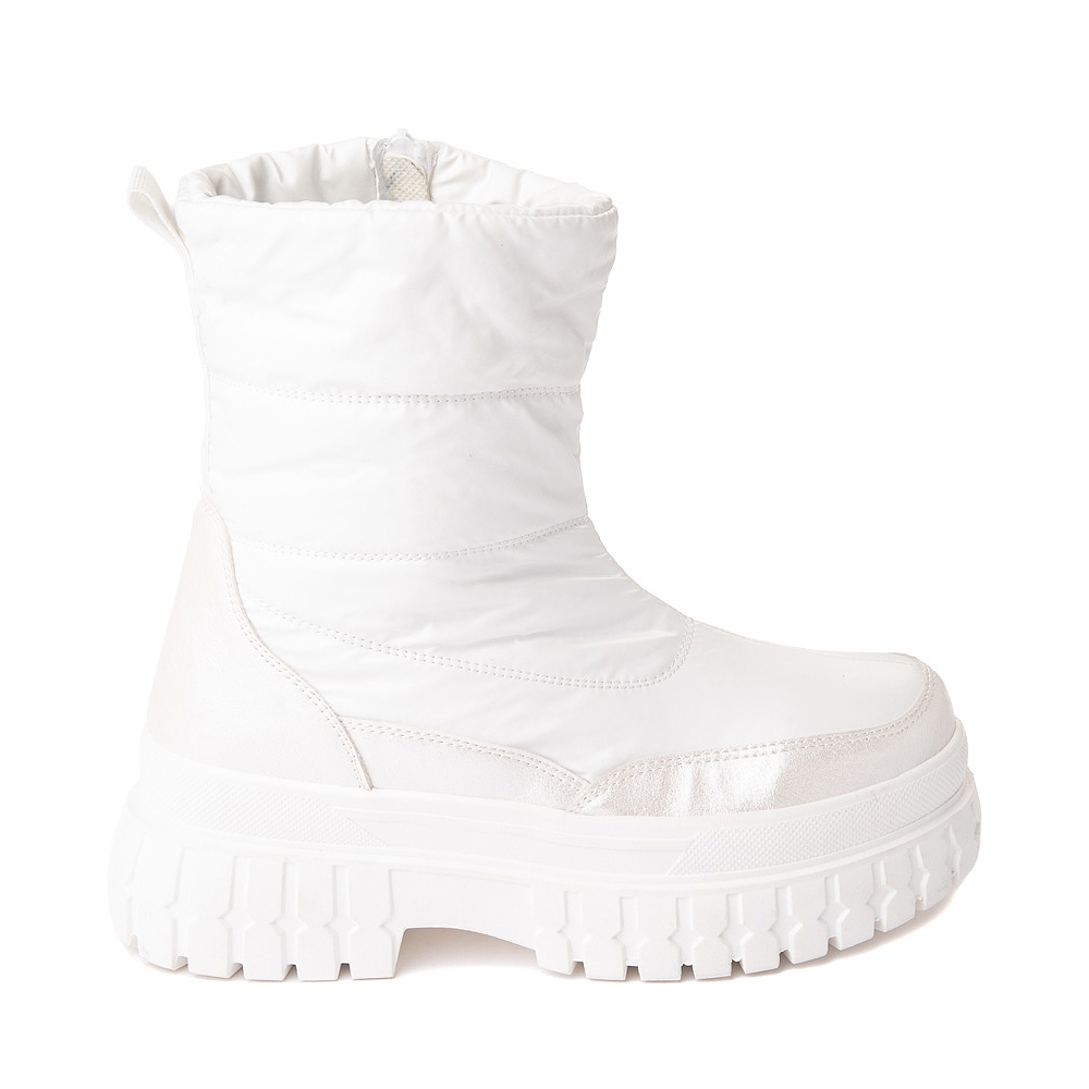 Womens Dirty Laundry Dashh Puffer Boot - White
