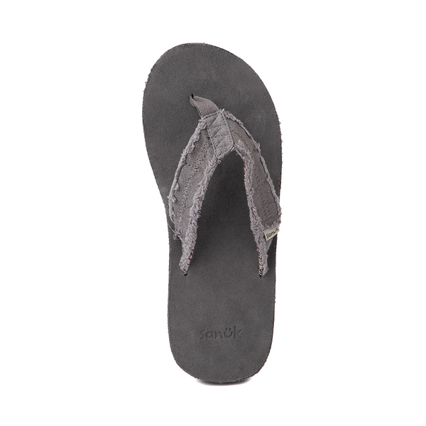 alternate view Mens Sanuk Fraid Not ST Sandal - CharcoalALT2