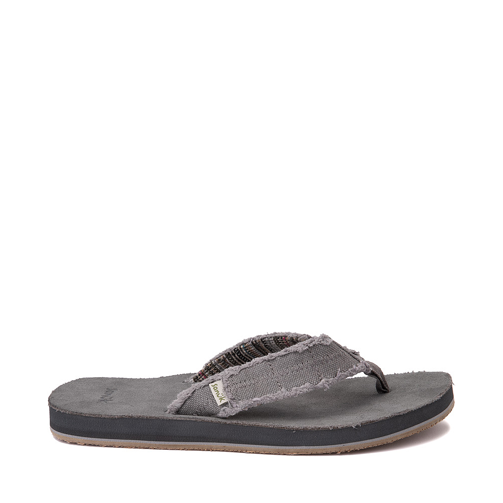 Mens Sanuk Fraid Not ST Sandal - Charcoal