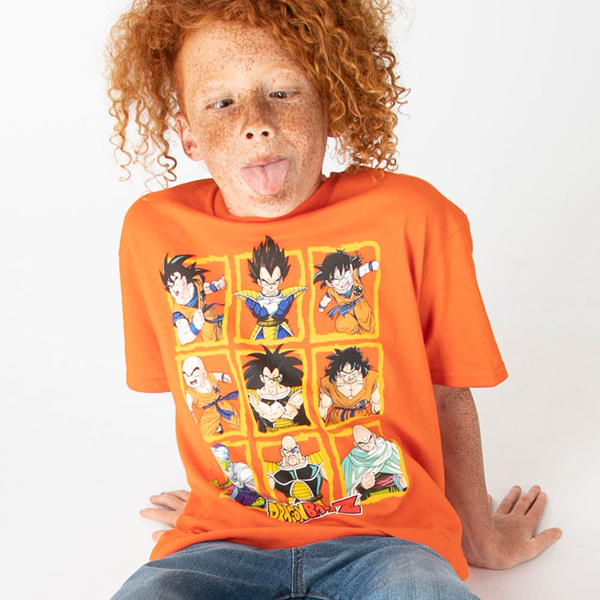 Dragon Ball Z Boxed Character Tee - Little Kid / Big Orange