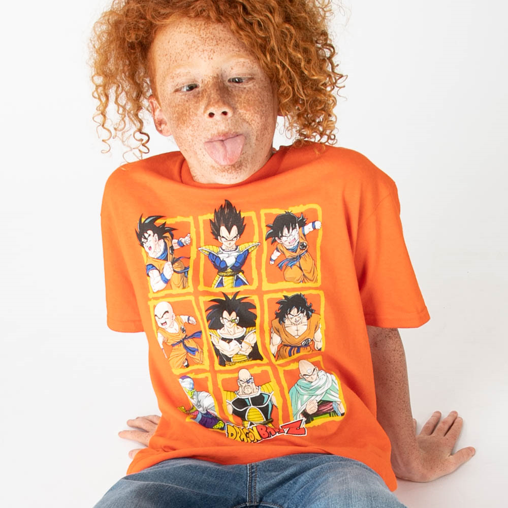 Dragon Ball Z Boxed Character Tee - Little Kid / Big Kid - Orange