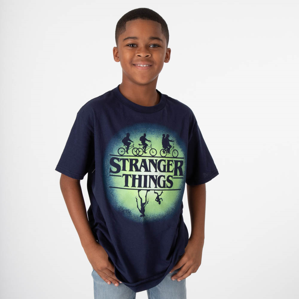 Stranger Things Upside-Down Tee - Little Kid / Big Kid - Navy