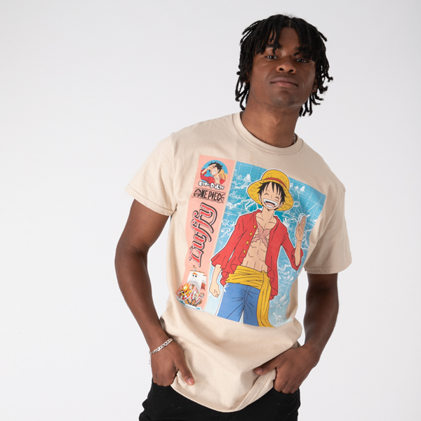 Main view of One Piece Luffy Tee - Sand