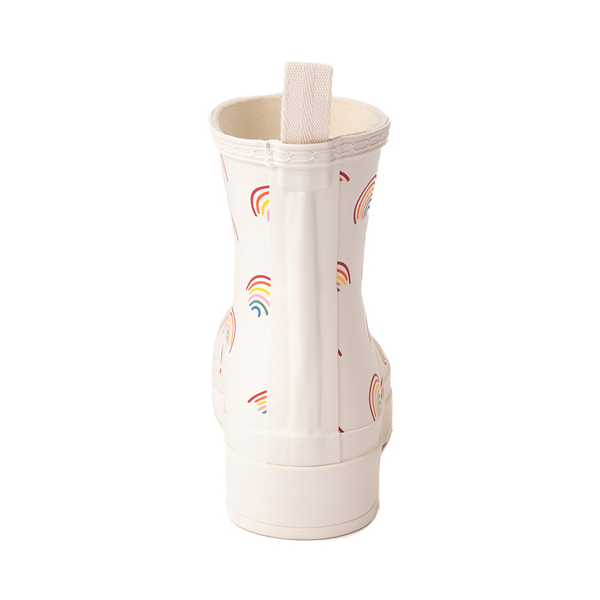 alternate view Womens Hunter Play Short Rain Boot - Shaded White / RainbowALT4