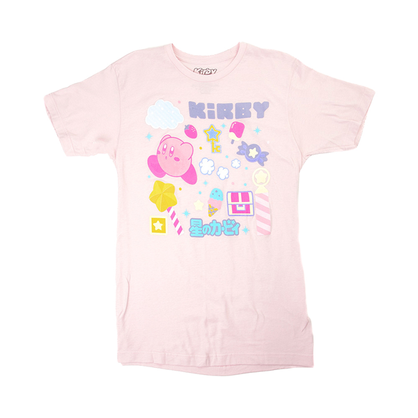 alternate view Kirby™ Snacks And Symbols Tee - Cradle PinkALT2