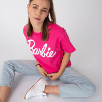 Womens Barbie™ Tee - Hot Pink