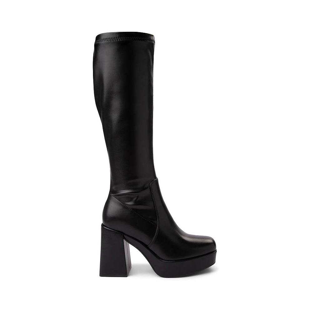 Womens MIA Everett Tall Heel Boot - Black