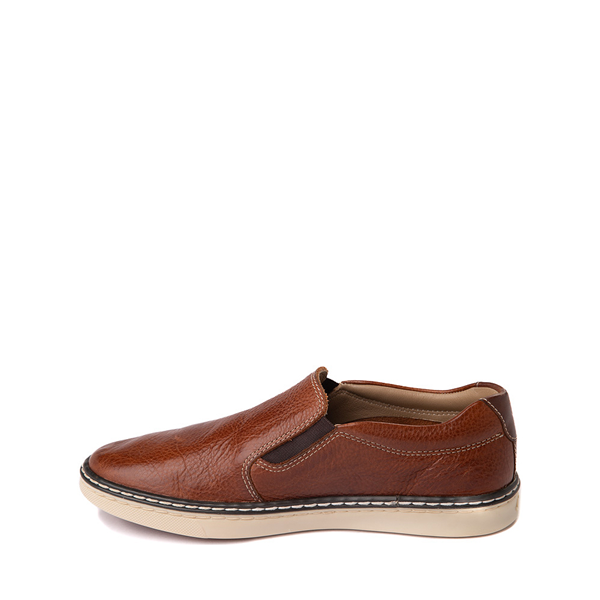alternate view Johnston and Murphy McGuffey Slip On Casual Shoe - Little Kid / Big Kid - BrownALT1