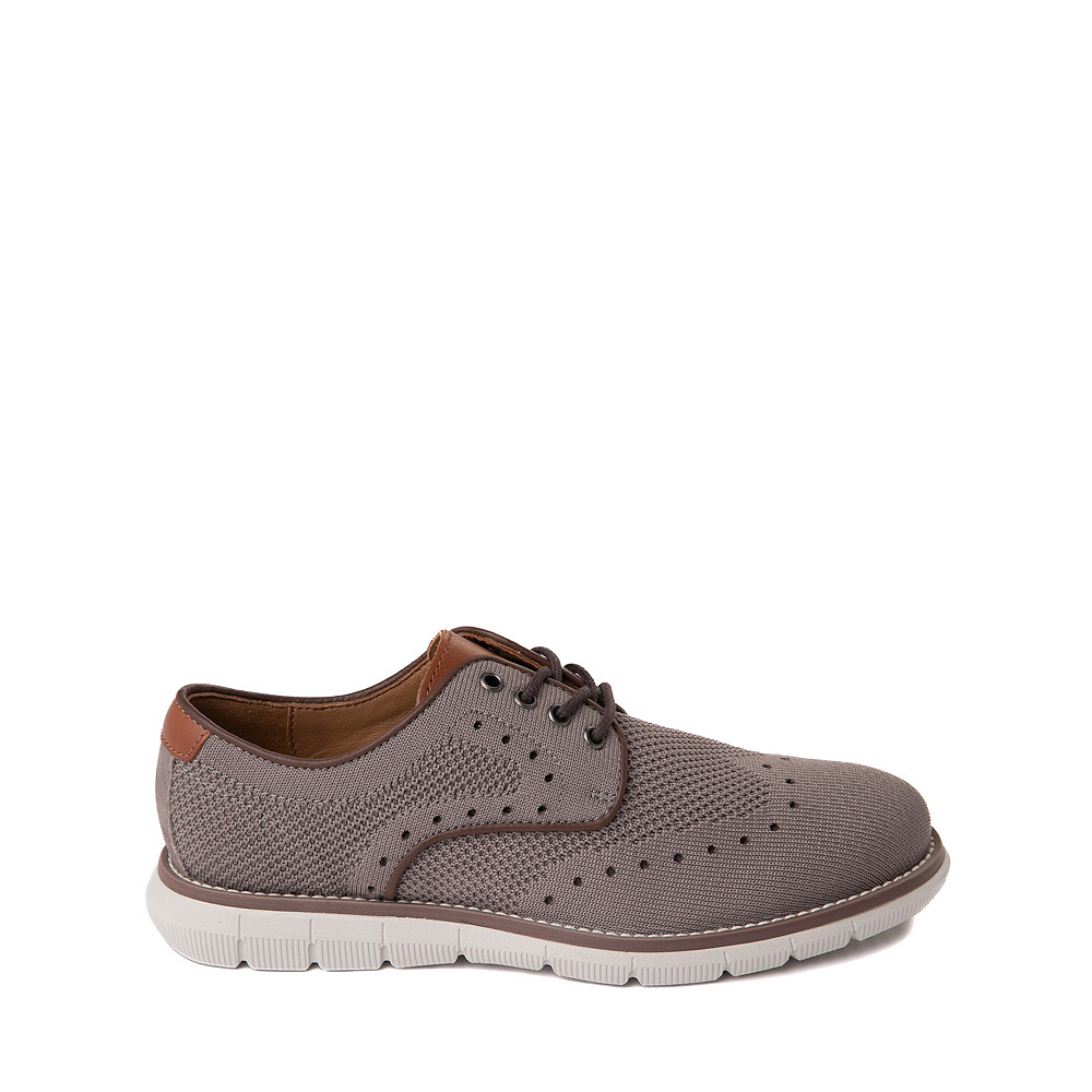 Johnston and Murphy Holden Knit Wingtip Casual Shoe - Little Kid / Big Kid - Gray