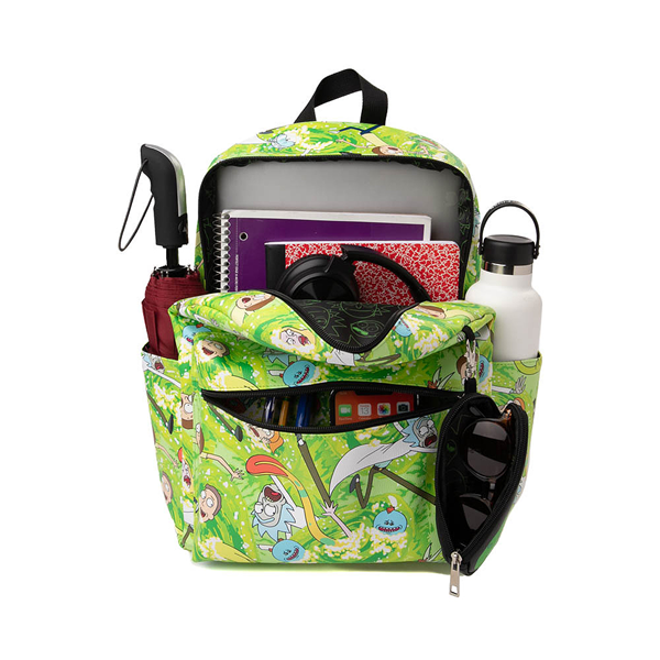 Rick And Morty Backpack - Bright Green