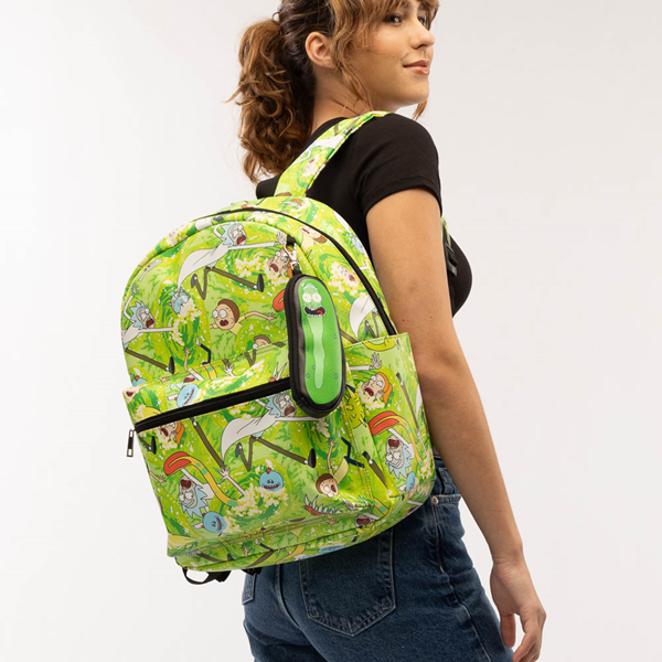 Rick And Morty Backpack - Bright Green