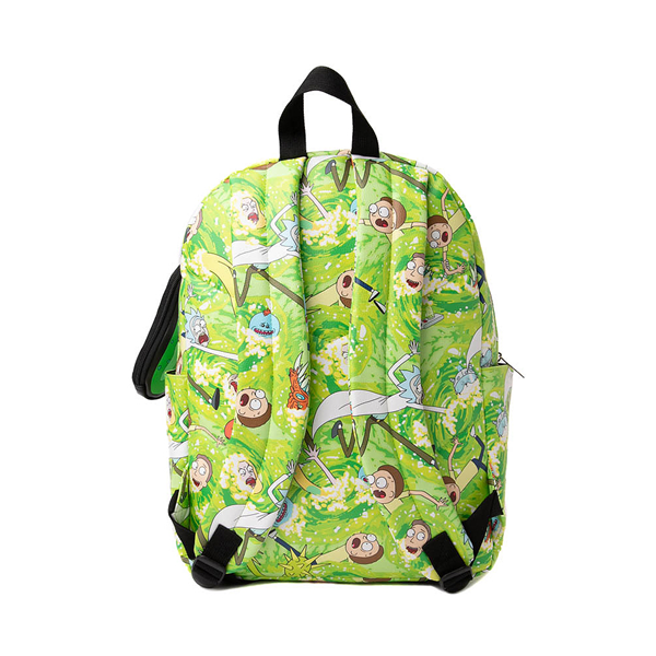 alternate view Rick And Morty Backpack - Bright GreenALT2