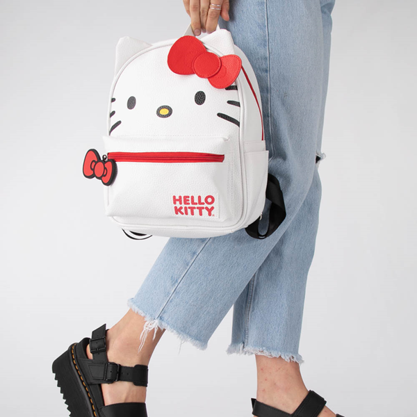 alternate view Hello Kitty® Mini Backpack - White / RedALT1BADULT